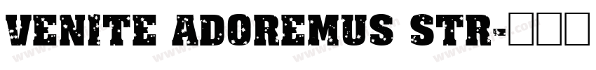 Venite Adoremus Str字体转换